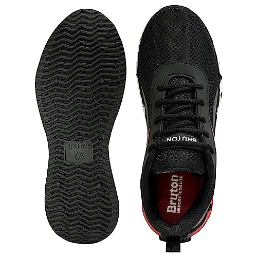 Image of BRUTON 619 Men's Running Shoes | Lightweight Sports Shoes for Men | Comfortable Walking Jogging Gym Shoes | Lace-Up Flexible Daily Use Footwear