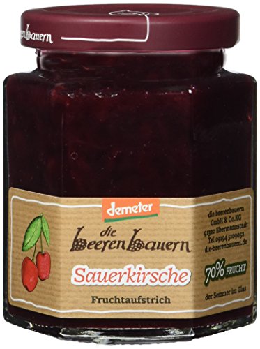 Die beeren bauern demeter Bio Konfitüre Sauerkirsche, 200 g Cover