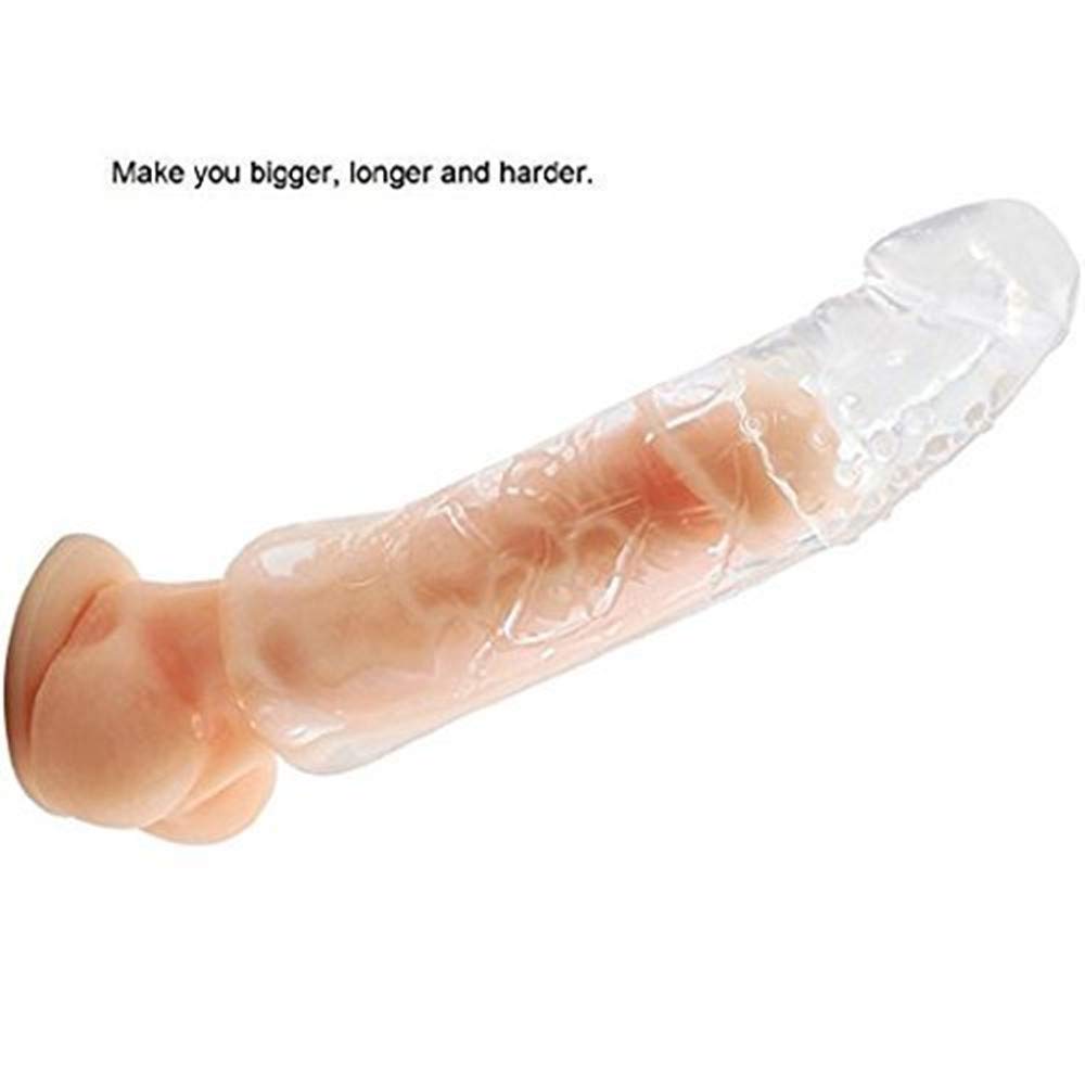 Delay Ejaculation Toy Case Cover Condom Crystal Penis Wave Sleeve Cock Dick Sheath Extender Extension Enlarger Men's Spike Sleeve Silicone Constellations Theme Delay-T