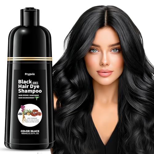 Prypvix Black Hair Dye Shampoo