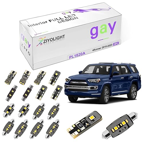 Kit de luces LED interiores para Toyota 4Runner 2010-2023 miniatura 1
