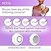 Spa Sciences - NOVA - Sonic Cleansing Brush with Bristles & Infusion System – Anti-Aging Facial Exfoliating, Waterproof, and USB Rechargeable