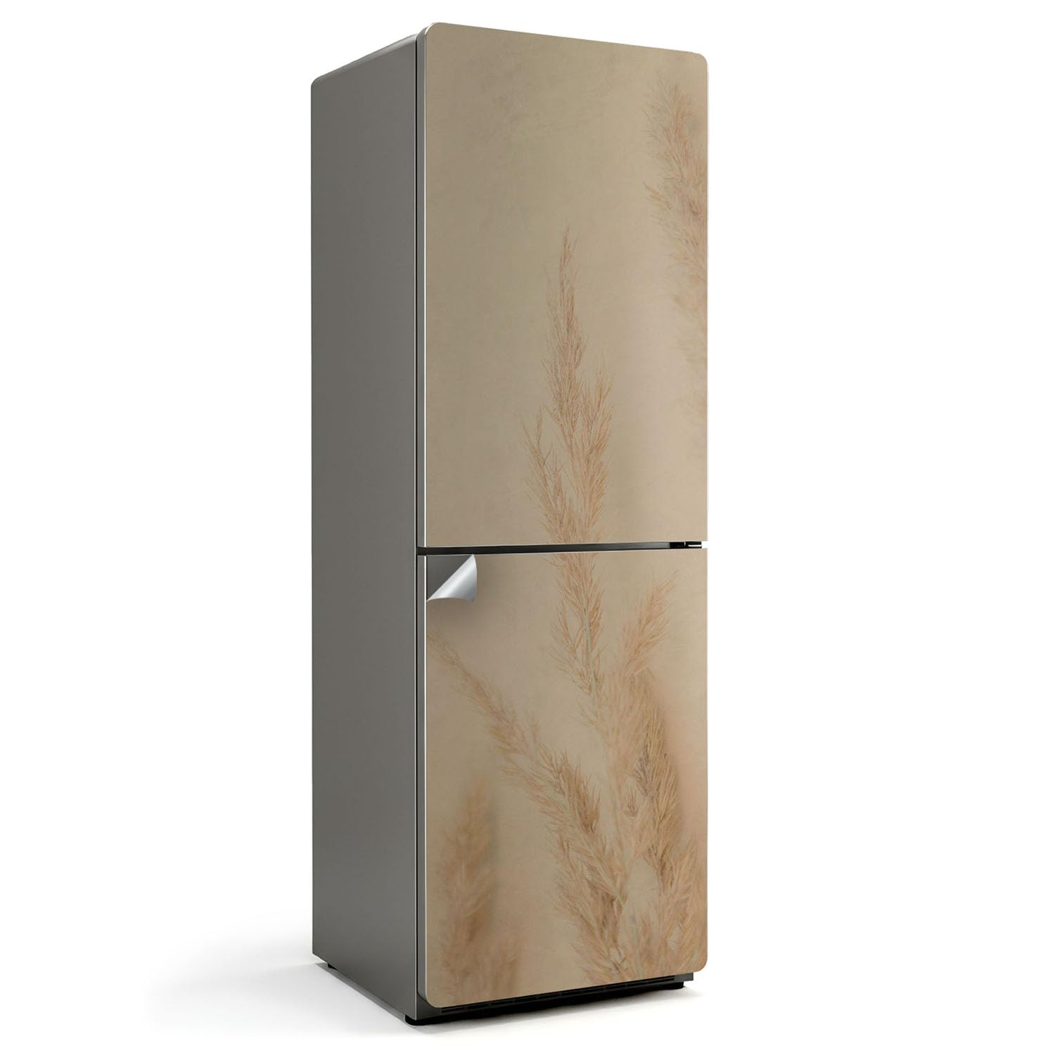 Autocollants pour frigo 60x180 cm - sticker couvrant brins d'herbe délicats