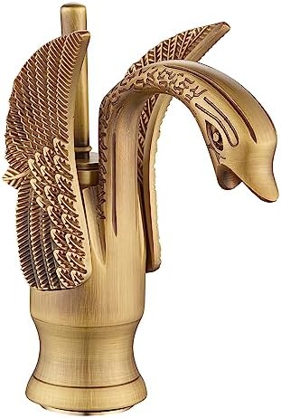 Vintage Elegance: Antique Brass Swan Faucet Review