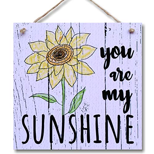 CARISPIBET You are My Sunshine | Home Decoration Sign Lovely and Adorable Decorative Signs 8" x 8"