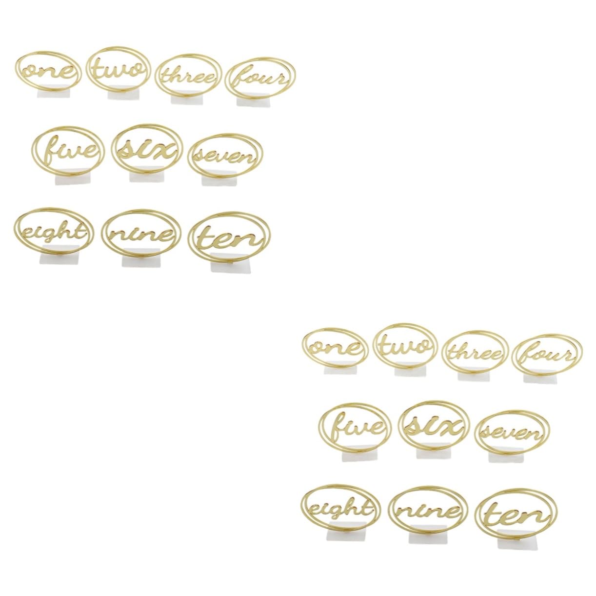 Cabilock 2sets Round Acrylic Table Numbers for Wedding Reception Elegant Hollow Design Sturdy Wedding Table Numbers for Event Decor and Seating Arrangement 10pcs*2