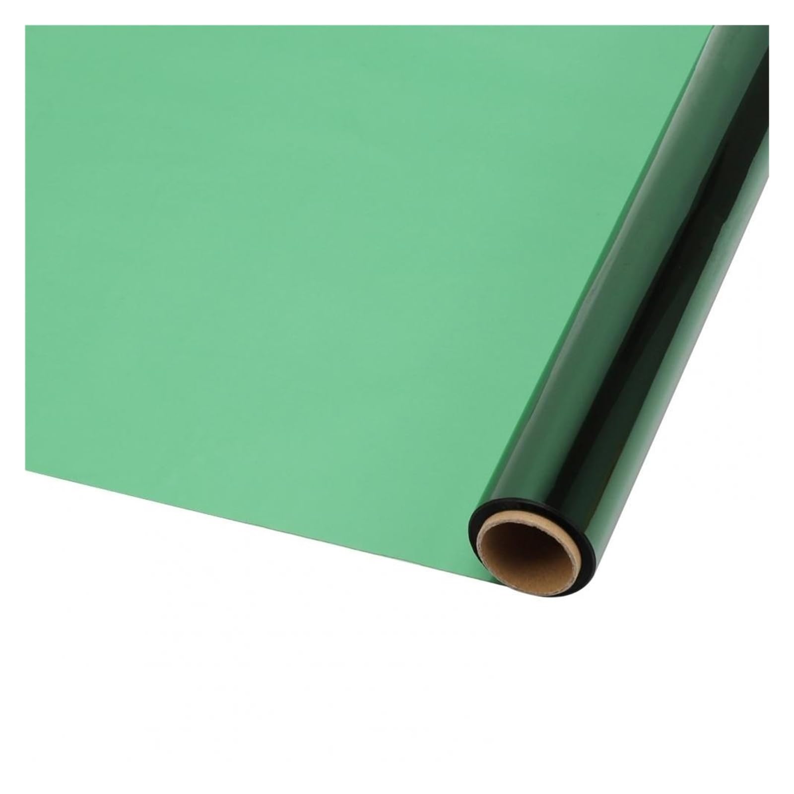 Papier Cellophane 1 rouleau de papier d'emballage Cellophane coloré, 40CM x 30M, imperméable, for emballage boîte, bricolage(Green)