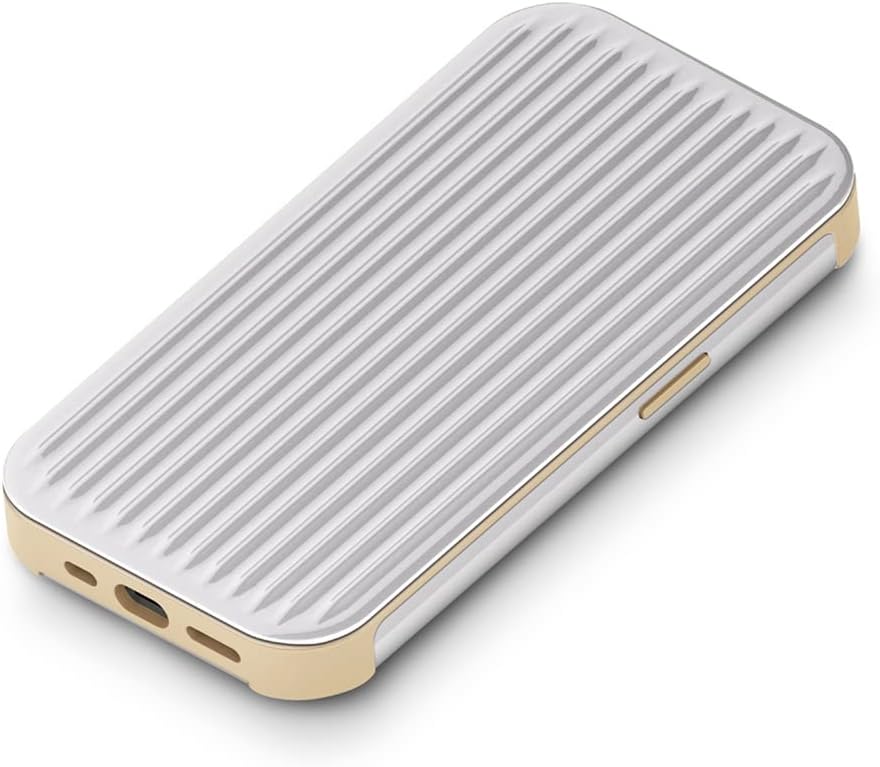 Hybrid Flip Case for iPhone 14 Pro [Silver] PG-22QHF02SV