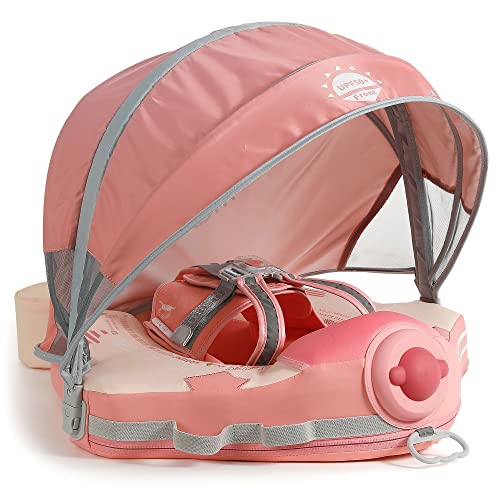 Baby Schwimmring Mit Sonnenschutz - Aufblasbar Für Pool & See