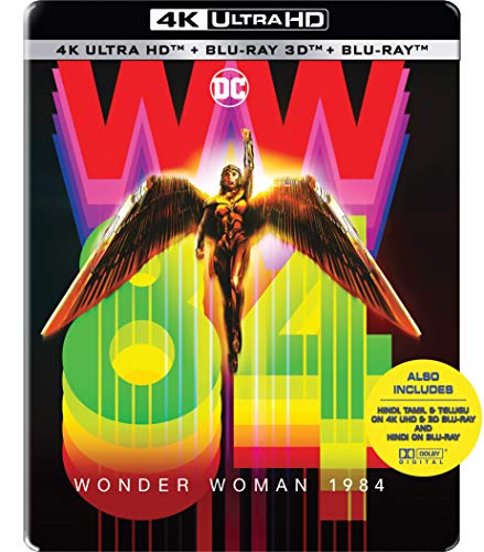 DC: Wonder Woman 1984 (Limited Collector's Edition Steelbook) (4K UHD + Blu-ray 3D + Blu-ray) (3-Disc)