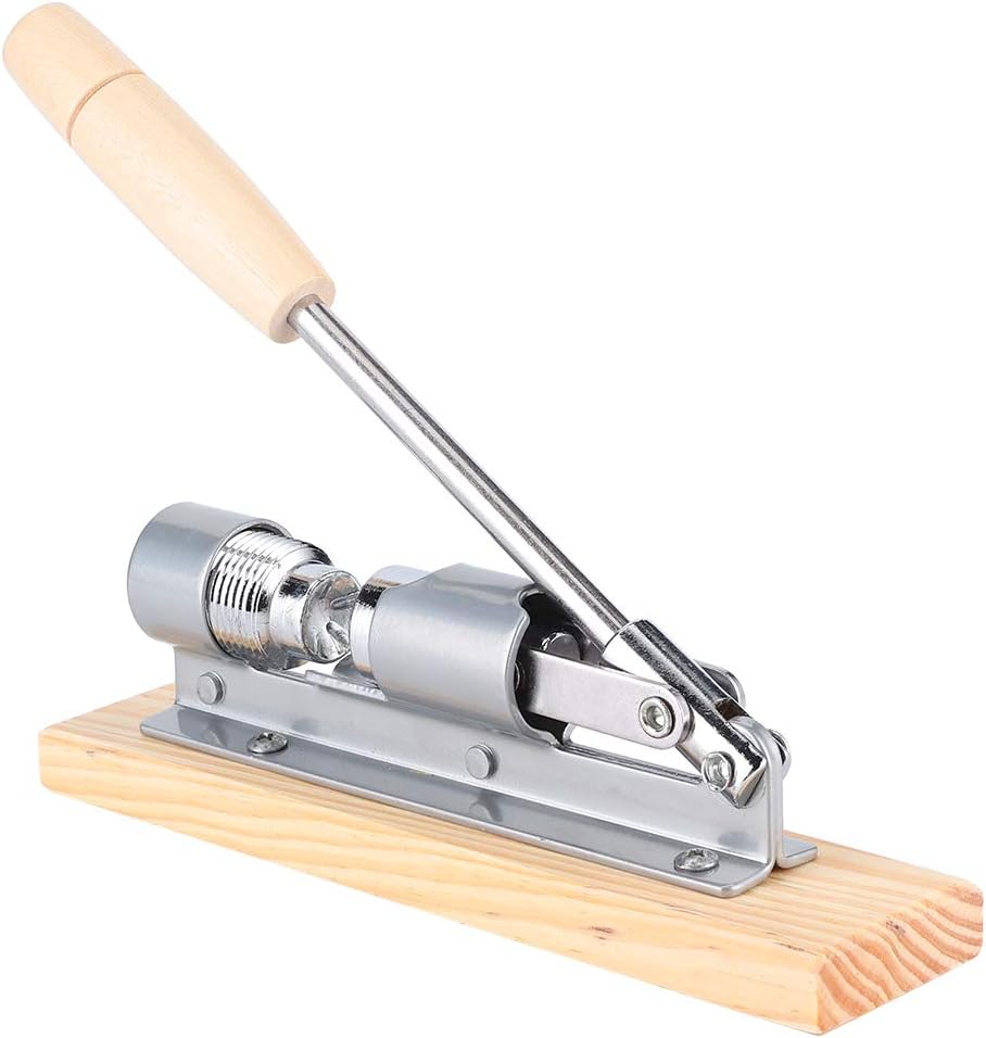 Nut Cracker, Stainless Steel Walnut Cracker with Crank Handle, Mechanical Nut Opener Tool Plier for Almonds, Hazelnuts, Walnuts, Nuts