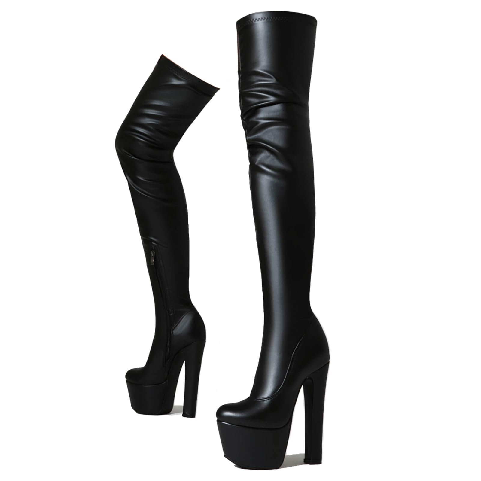 17cm Ultra-High Heel 70 80cm High Shaft Height Pole Dance Shoes