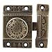 Solid Brass Cabinet Latch Handmade Antique Brass Finish Latch for Cabinet Closet Kitchen Door Sold as Each Windsor Design 