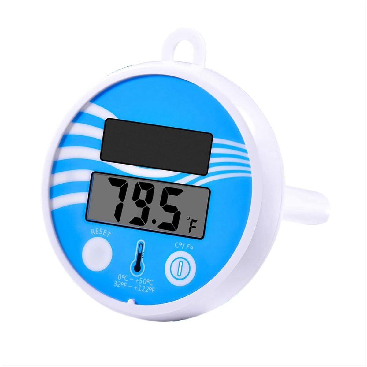 BPQiang Floating Pool Thermometer Wireless - Swimming Temperature Easy Read, Solar Digital