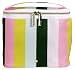 Kate Spade New York Insulated Soft Cooler Lunch Tote with Double Zipper Close and Carrying Handle, Brand Stripe