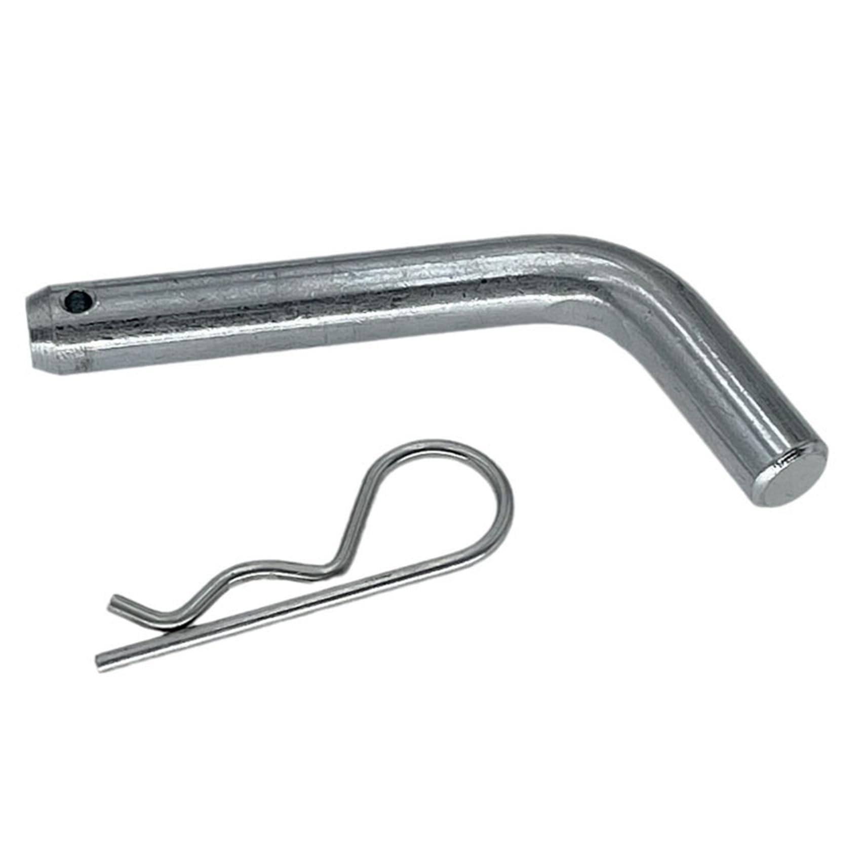 Anhänger Kupplung Stift 5/8 Clip - Kompatibel mit 2 | Starker 5/8-Zoll Stift aus Stahl mit Clip passt für 2-Zoll Empfänger, verzinkt gegen Rost. Praktisches 10er Set mit Clips.