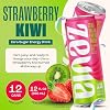 Zevia Zero Sugar Energy Drink, Strawberry Kiwi, 12 oz Cans (12-Pack) Naturally Sweetened, Zero Calorie Sugar Free Energy - Non-GMO Project Verified, Gluten-Free, Vegan