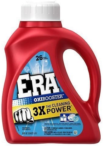 Laundry Detergent Era with Oxi Booster Hec, 26 Loads/50 fl. oz./1.47 L, Pack of 3