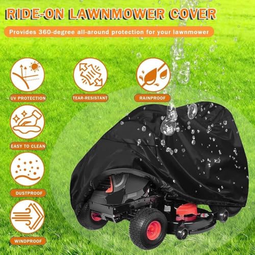 Funda cortadora césped impermeable Stihl evita óxido por lluvia y viento 5
