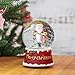 Christmas Snow Globes Glitter Water Globe Musical Snow Globe for Xmas Indoor Decoration, Christmas Holiday Party Gifts and Decorations, Santa