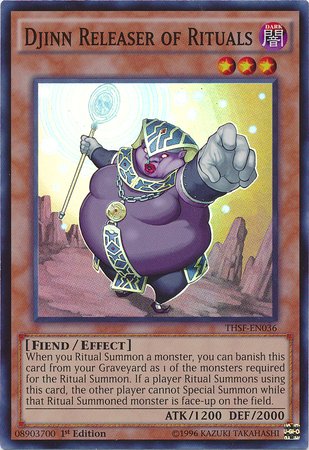 YU-GI-OH! - Djinn Releaser of Rituals (THSF-EN036) - The Secret Forces - Unlimited Edition