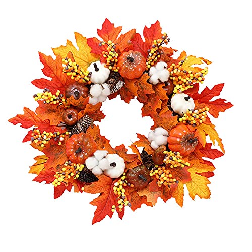 Couronne de citrouille d'automne pour habiller vos murs