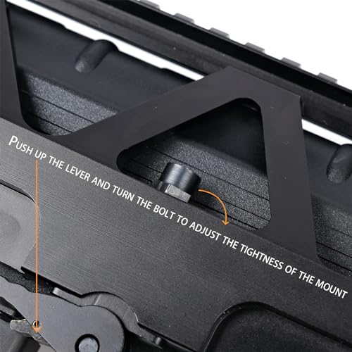 image for Bravary Side Scope Mount - Quick Detach Scope Mount Side Picatinny Rai