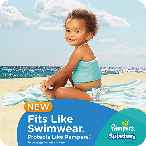 Pampers Splashers Disposable Swim Pants Diapers, Medium, 12 Count - Unisex