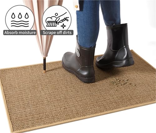 Tapis de sol absorbant et lavable en machine pour la maison