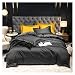 Poszwa na kołdrę 100. 0Tc. Egipski bawełniany kołdry Zestaw 4 sztuk Królowa Królowa Ultra Miękka bawełniana Peacock Blue Pościel Zestaw z 1 Duvet Cover 1 Płaski Arkusz łóżka 2 Poduszki Zestaw pościeli
