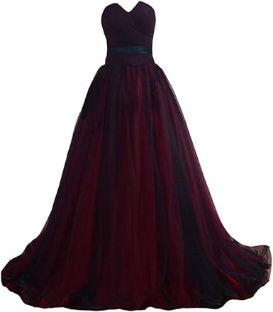 amazon red formal dresses
