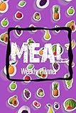  Meal Weekly Planner: For Gift Note book Plan Meal Weekly Shopping List Super Market Food 52 Weekly Planing or Diary Journal Launch Breakfast 110 Page 6X9 inch