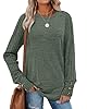 WIHOLL Early Fall Fashion Must Haves Womens Tops L... #1