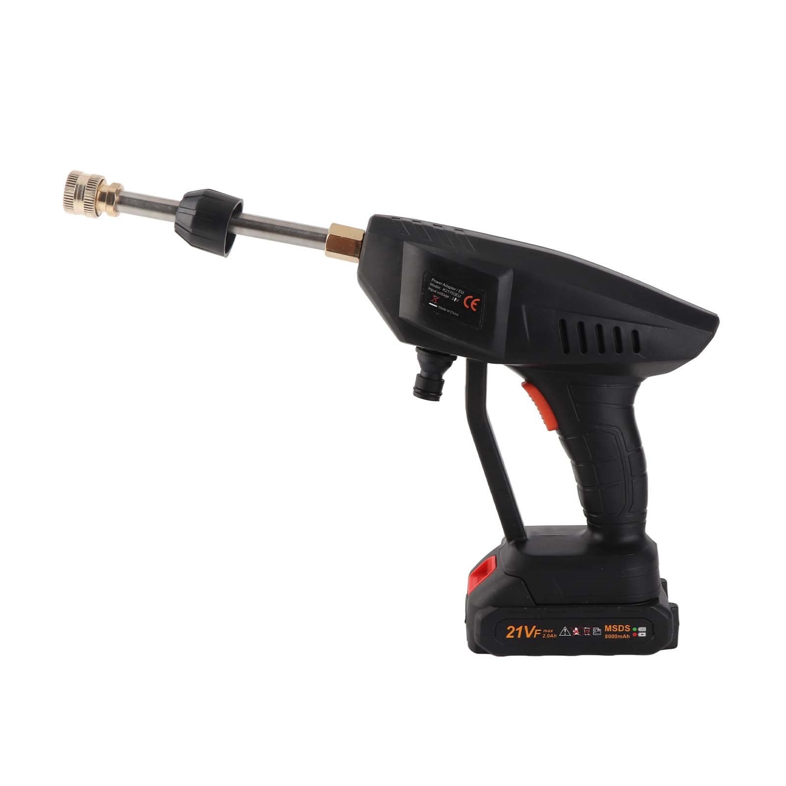 HUIOP Idropulitrice Portatile,Idropulitrice Cordless, Idropulitrice Portatile 120PSI Portatile con Batteria e Caricatore 24V 7500mAhIdropulitrice Elettrica Batteria Ricaricabile per Lavare Auto,