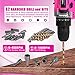 ThinkLearn Tool Kit with 20V Cordless Drill(265in-lbs), Pink Drill Set for Women, Lady's Home Tool Kit for DIY, Daily Repair Tool Set as a Creative Gift with a Large-Capacity Tool Storage Bag