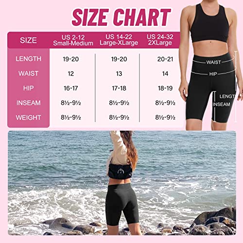 Image of CAMPSNAIL 4 Pack Biker Shorts for Women High Waist - 5 inch /8 inch Tummy Control Soft Athletic Yoga Workout Running Gym Shorts