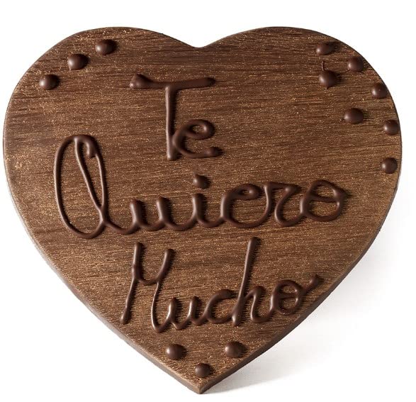 Tabletas de Chocolate Gigante Forma de Corazon Personalizada