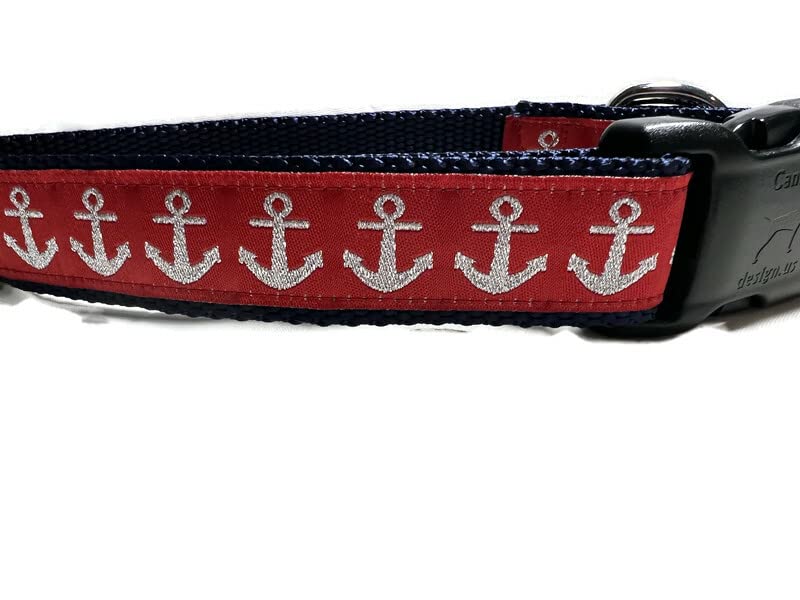 Ocean Hundehalsband Von Caninedesign – Mit Leine, Schnellverschluss, 2,5 Cm Breit, Nylon, Größen M & L