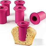 Elfzone Cupcake Corer - 6pcs Muffin Cake Pastry Corer Model Plunger Cutter Decorating Plastic Cake Digging Holes Device
