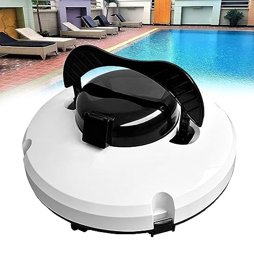 Aspiradora robótica inalámbrica para piscina con navegación inteligente y escalada de pared para piscinas sobre el suelo/enterrado de hasta 60 pies, solución de limpieza eficiente para tu piscina