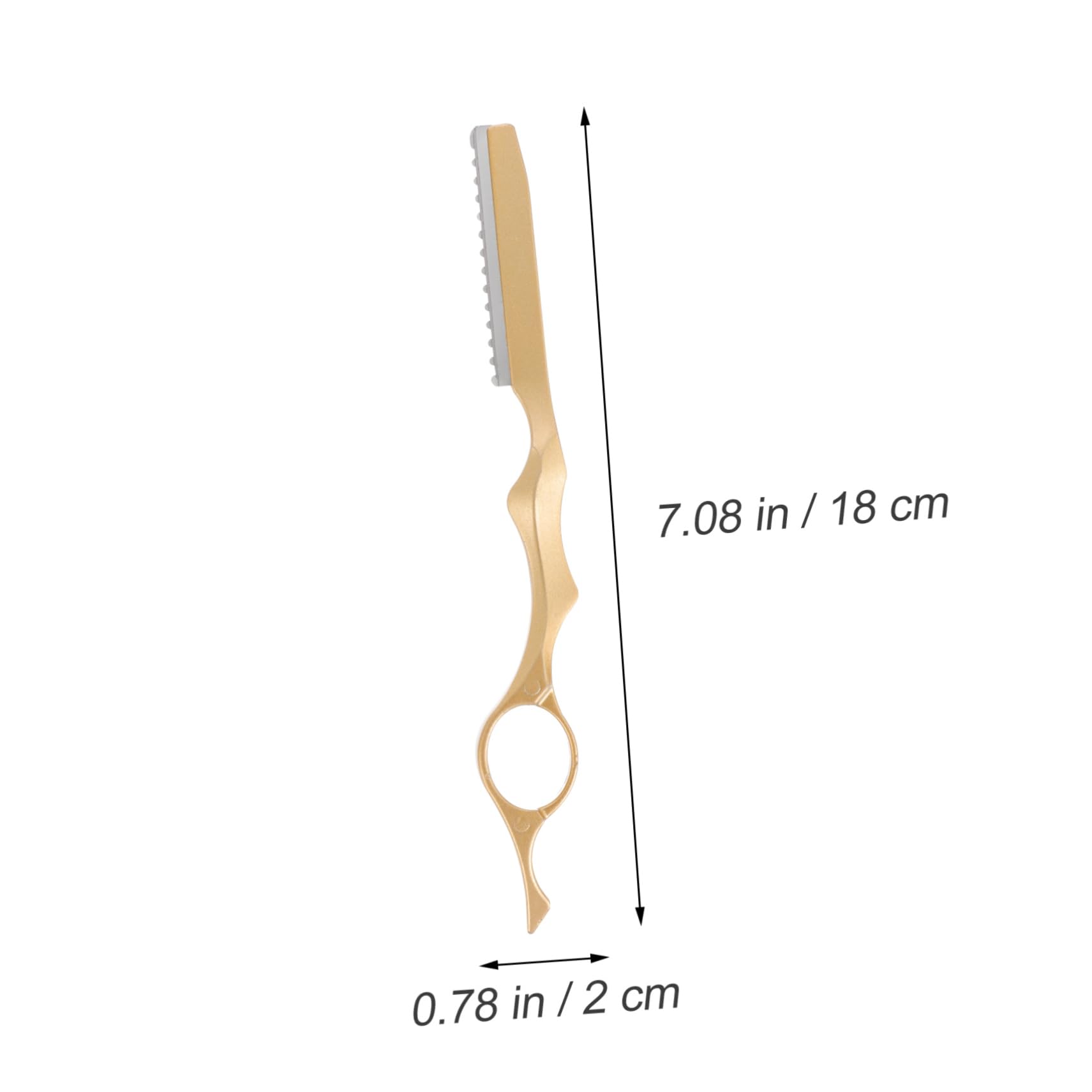 minkissy Hair Styling Thinning Razor Manual Hair Cutting Knife 10 Replacement Blades Razor Blade Scraper Tool