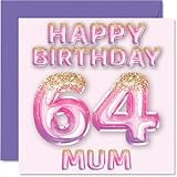 Pas de traces d'encre : il n'y a rien de pire que d'écrire à l'intérieur d'une carte pour constater que la surface brillante fait baver l'encre. C'est pourquoi nous utilisons un panneau enduit d'un côté de haute qualité. Le côté non enduit absorbera plus d'encre de votre stylo pour faire des taches une chose du passé. Cartes d'anniversaire pour maman, carte d'anniversaire mignonne, cadeau d'anniversaire pour maman, cartes d'anniversaire pour maman.