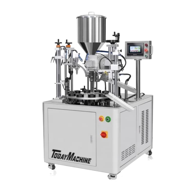 Semi Automatic Skin Ointment Tube Filling Sealing Machine