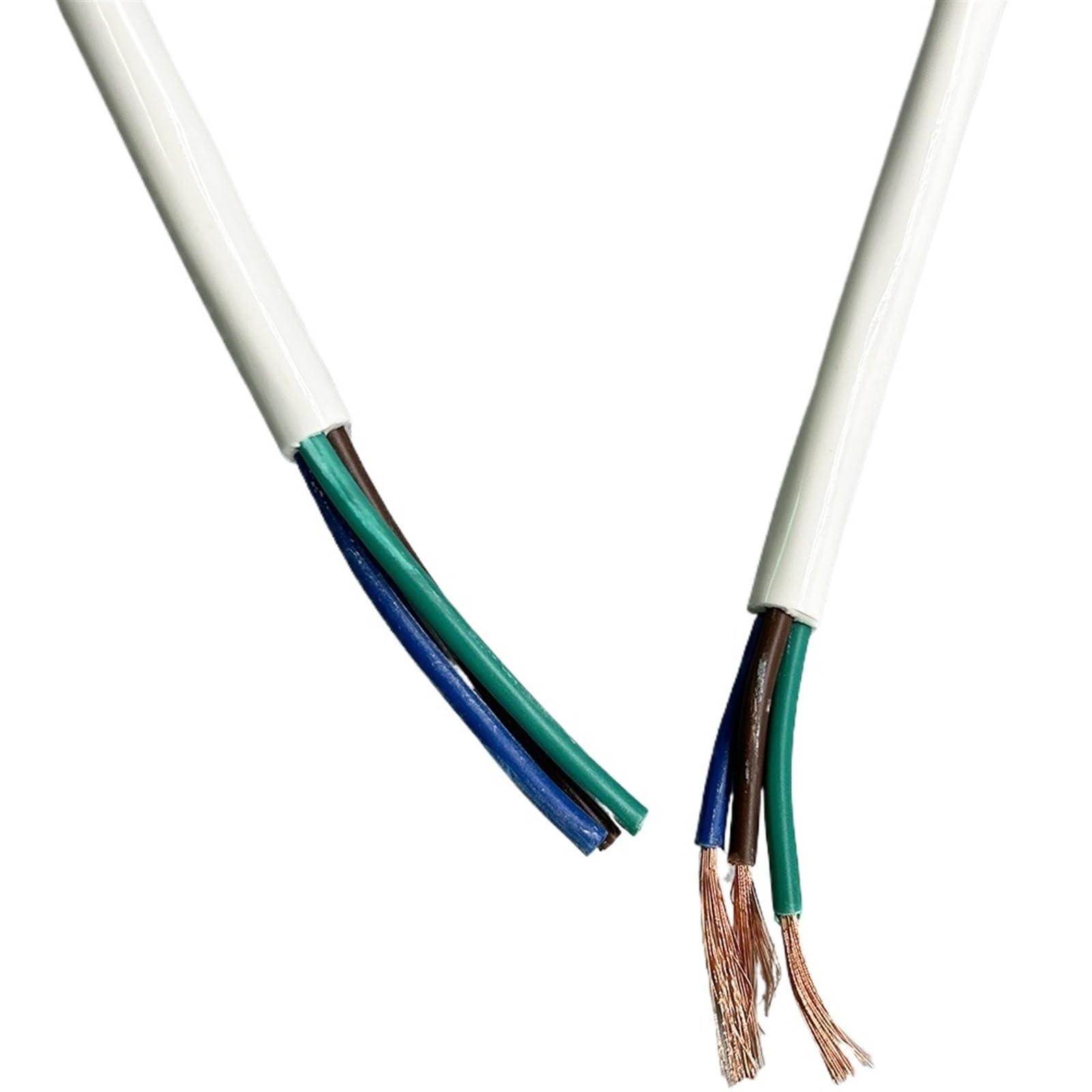 Cable de extensión alimentación retráctil en Espiral 3 núcleos y 1,5 mm², Varios tamaños(Stretch 2.5 Meters)
