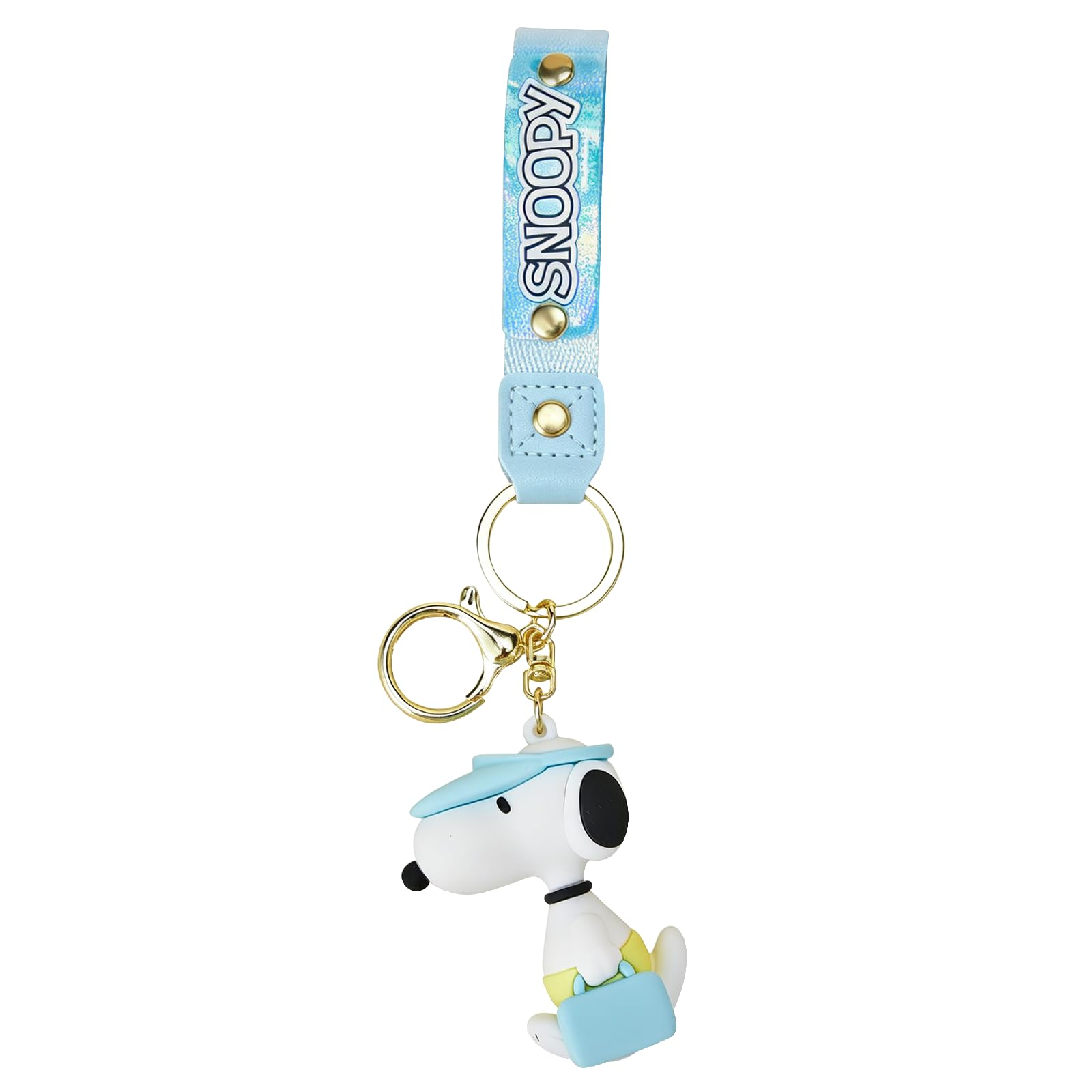 Miniso Snoopy Keychain Plush Peanuts Bag Backpack Handbag Charm Summer
