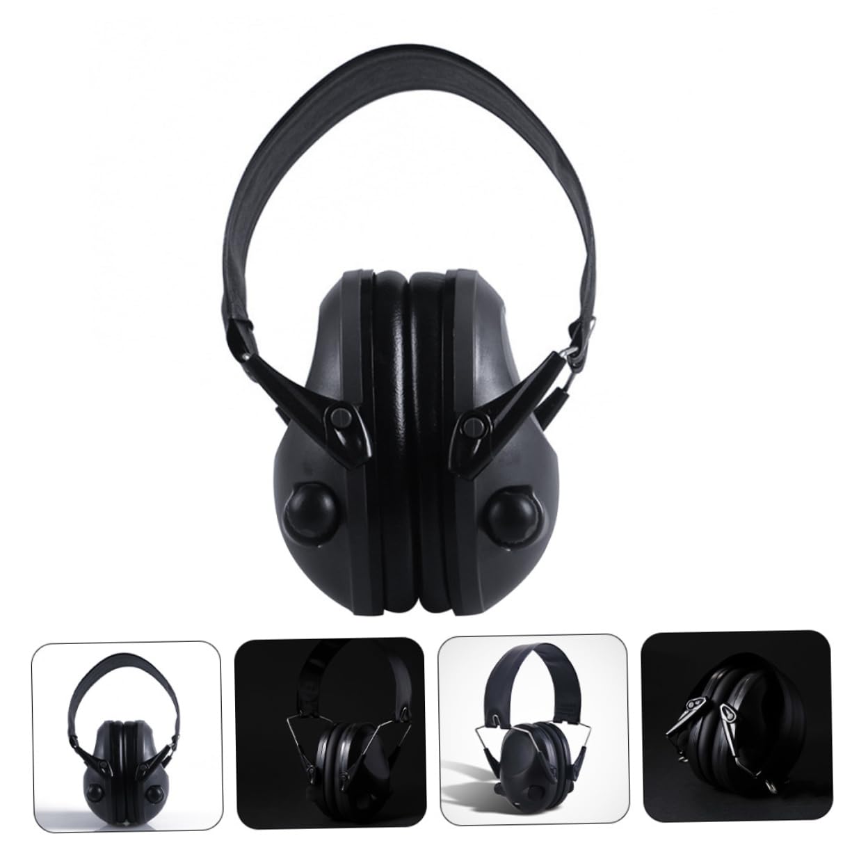 Cuffie Elettroniche per Protezione Udito 21 Db Nero Abs