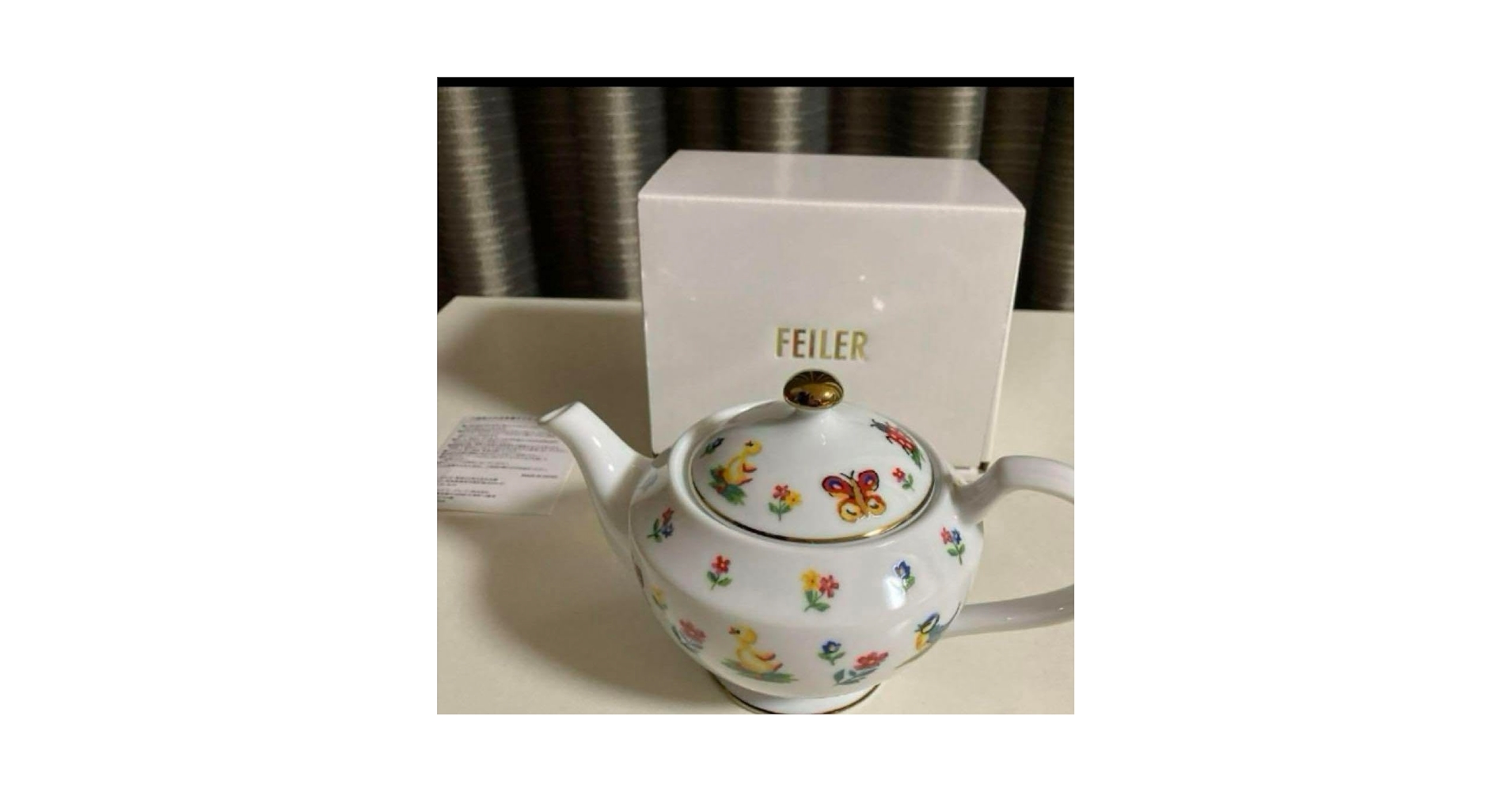 Amazon | フェイラー ハイジドット ティーポット 完売品 | ノー