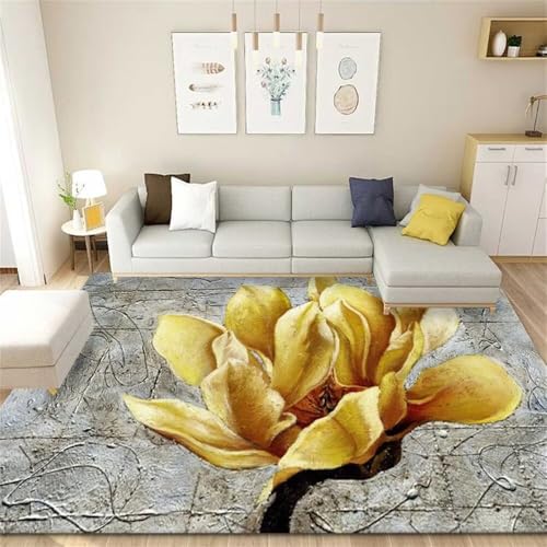 Tapis de chambre doux et grand format pour décoration scandinave