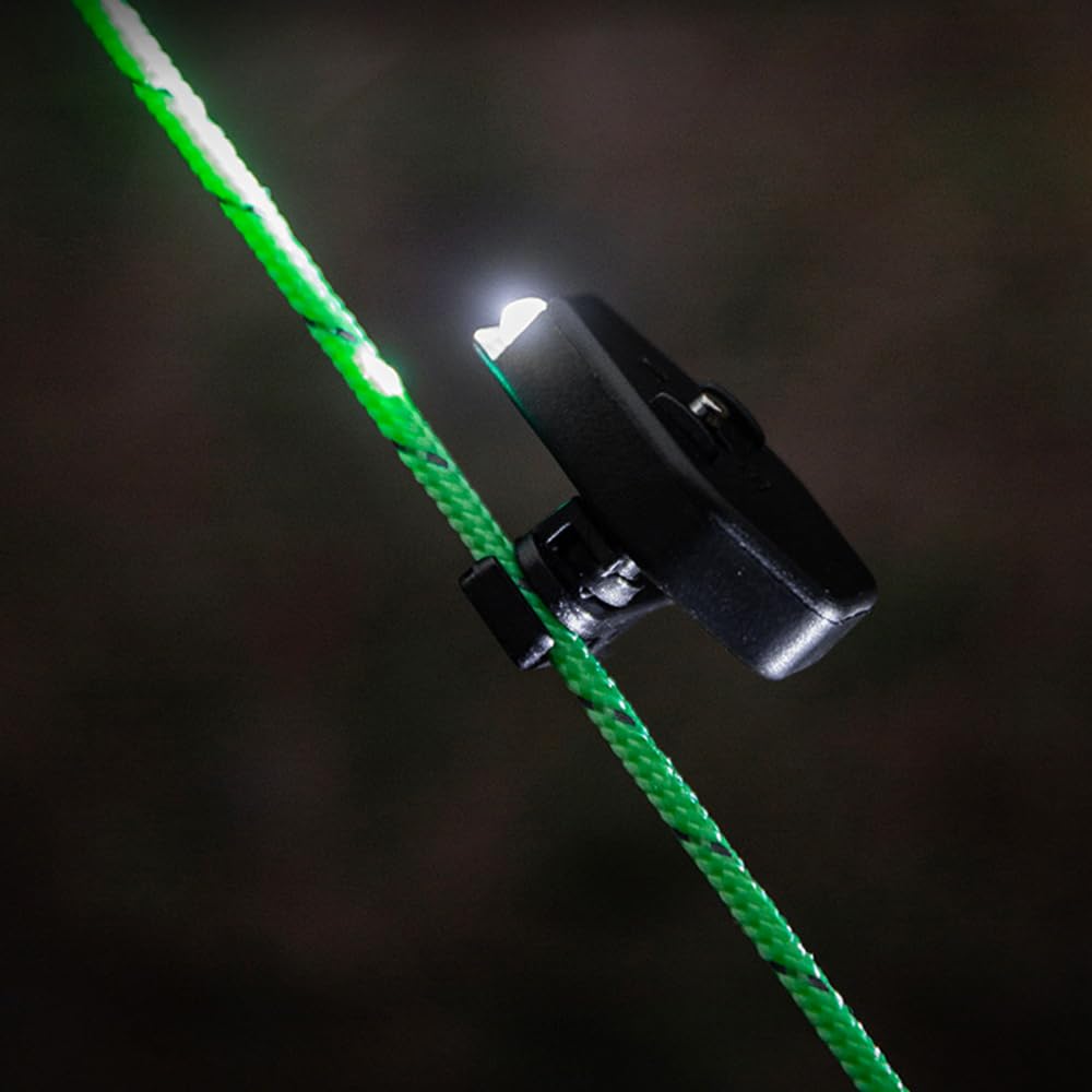 2 Luces LED para Gafas con Clip, Mini Faros Delanteros para Lectura Nocturna, Pesca, Mantenimiento de Equipos