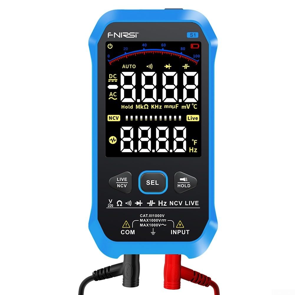 Multimètre Digital S1 ABS Compact Testeur Électrique